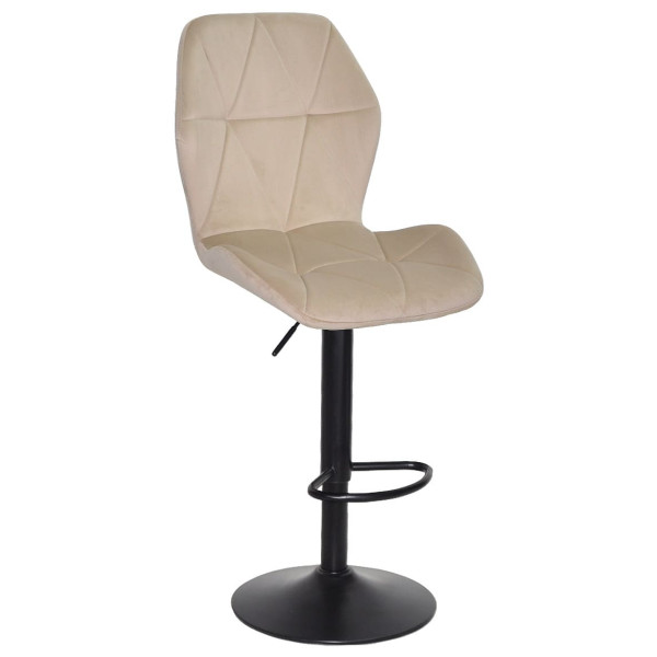 Барный стул Onder Mebli REMI BAR BK-BASE Бежевый OR-851 Бархат-0