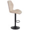 Барний стілець Onder Mebli REMI BAR BK-BASE Бежевий OR-851 Оксамит-1-thumb