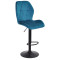 Барный стул Onder Mebli REMI BAR BK-BASE Бирюза PH-612 Бархат-0-thumb