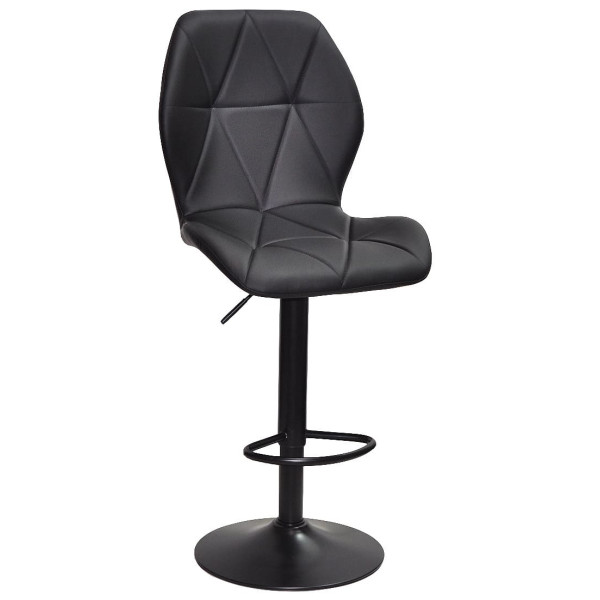 Барный стул Onder Mebli REMI BAR BK-BASE Черный Экокожа-0