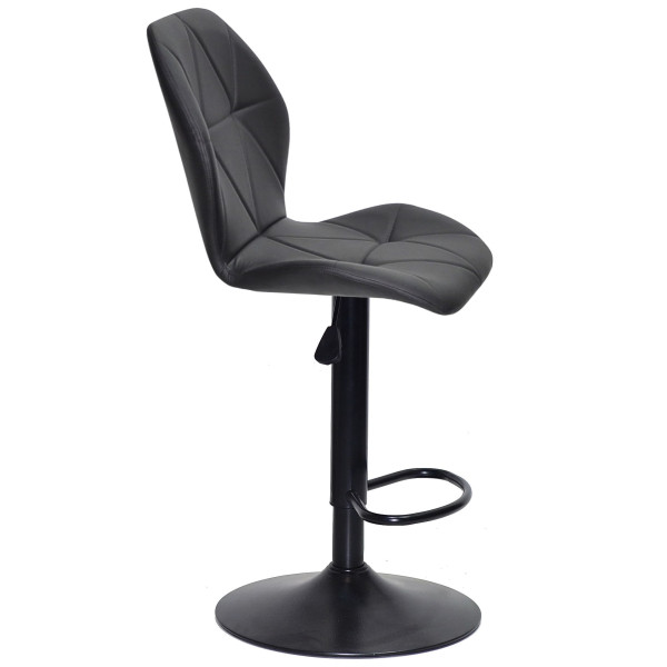 Барный стул Onder Mebli REMI BAR BK-BASE Черный Экокожа-2