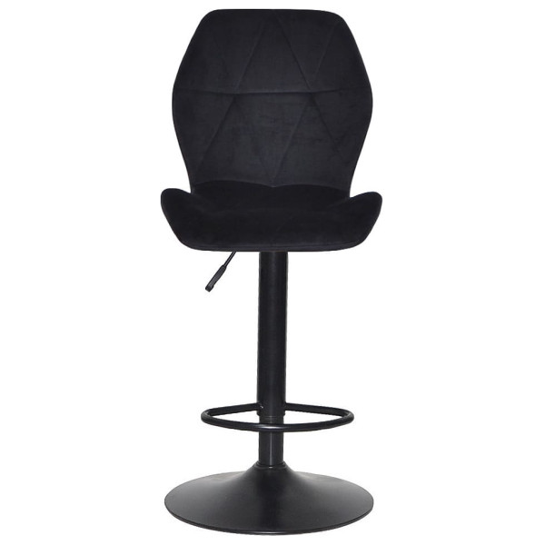 Барний стілець Onder Mebli REMI BAR BK-BASE Чорний OR-854 Оксамит-1
