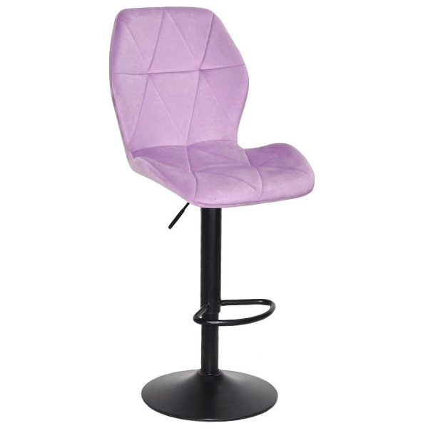 Барний стілець Onder Mebli REMI BAR BK-BASE Ліловий UC-917 Оксамит-0