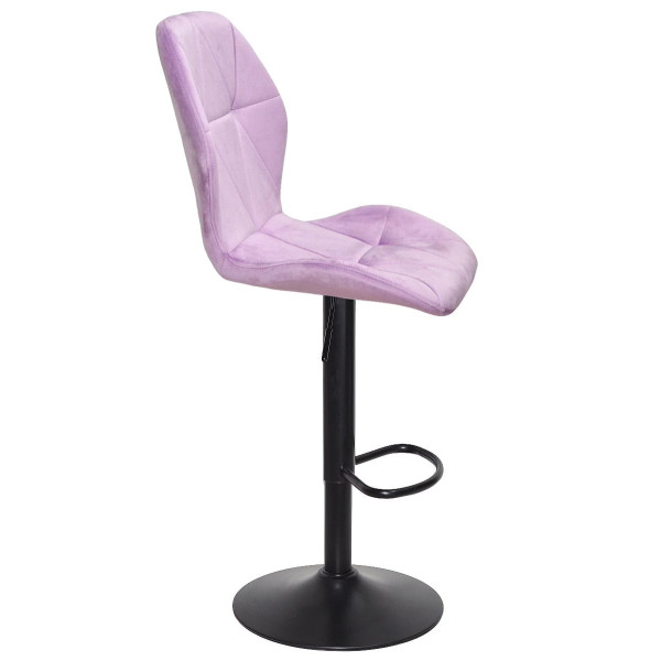 Барний стілець Onder Mebli REMI BAR BK-BASE Ліловий UC-917 Оксамит-2
