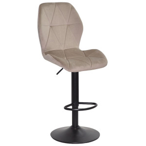 Барний стілець Onder Mebli REMI BAR BK-BASE Мокко PH-610 Оксамит