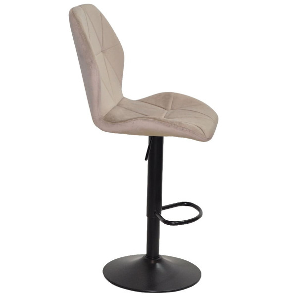 Барний стілець Onder Mebli REMI BAR BK-BASE Мокко PH-610 Оксамит-1
