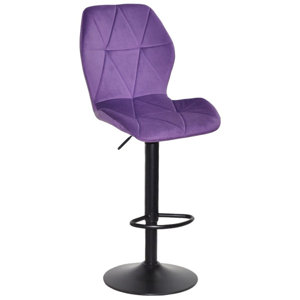 Барный стул Onder Mebli REMI BAR BK-BASE Пурпур OR-857 Бархат-0