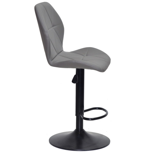 Барний стілець Onder Mebli REMI BAR BK-BASE Сірий 701 Екошкіра-2