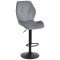 Барный стул Onder Mebli REMI BAR BK-BASE Серый OR-852 Бархат-0-thumb