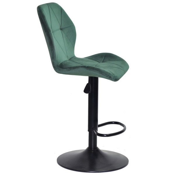 Барний стілець Onder Mebli REMI BAR BK-BASE Зелений OR-853 Оксамит-2