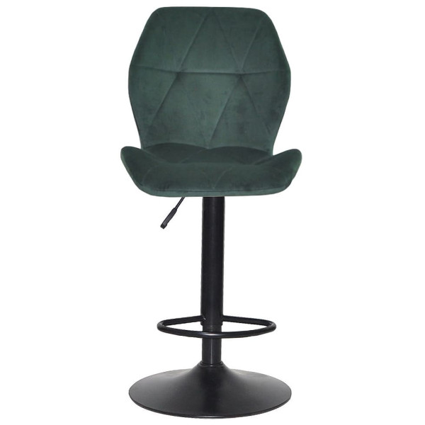 Барний стілець Onder Mebli REMI BAR BK-BASE Зелений OR-853 Оксамит-1