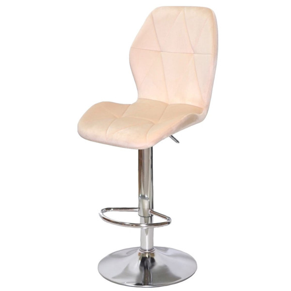 Барний стілець Onder Mebli REMI BAR CH-BASE Бежевий UC-902 Оксамит-1