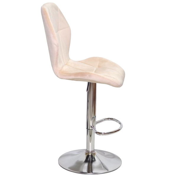 Барний стілець Onder Mebli REMI BAR CH-BASE Бежевий UC-902 Оксамит-2