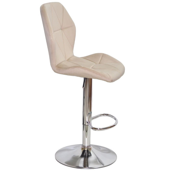 Барний стілець Onder Mebli REMI BAR CH-BASE Бежевий OR-851 Оксамит-1