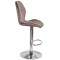 Барный стул Onder Mebli REMI BAR CH-BASE Шоколад UC-908 Бархат-1-thumb