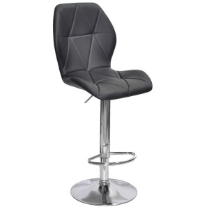Барний стілець Onder Mebli REMI BAR CH-BASE Чорний Екошкіра