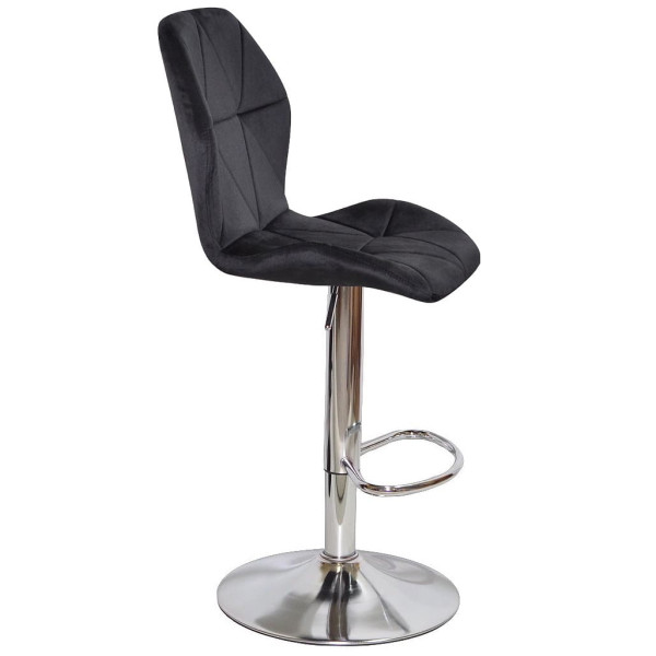 Барный стул Onder Mebli REMI BAR CH-BASE Черный UC-904 Бархат-1