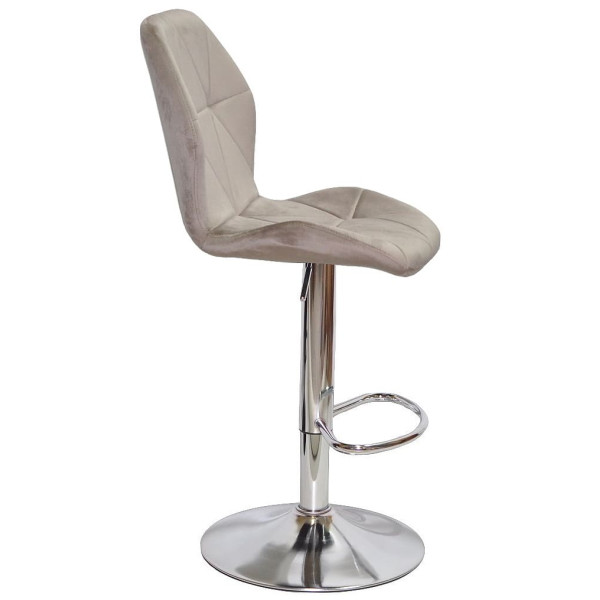 Барний стілець Onder Mebli REMI BAR CH-BASE Кава UC-912 Оксамит-1