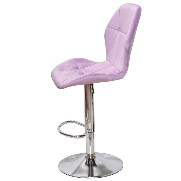 Барний стілець Onder Mebli REMI BAR CH-BASE Ліловий UC-917 Оксамит-3