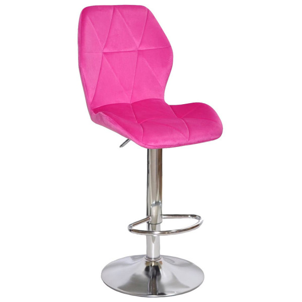 Барный стул Onder Mebli REMI BAR CH-BASE Малина UC-914 Бархат-0