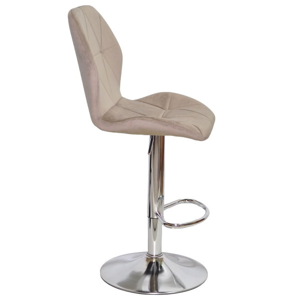 Барный стул Onder Mebli REMI BAR CH-BASE Мокко PH-610 Бархат-1