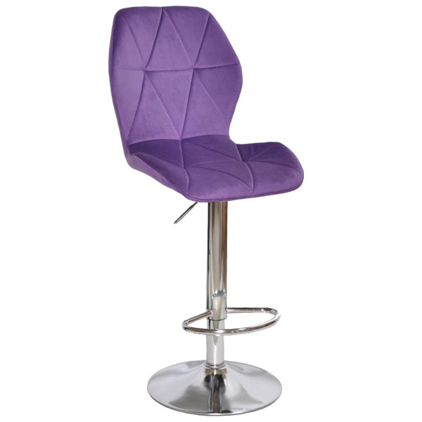 Барный стул Onder Mebli REMI BAR CH-BASE Пурпур OR-857 Бархат-0