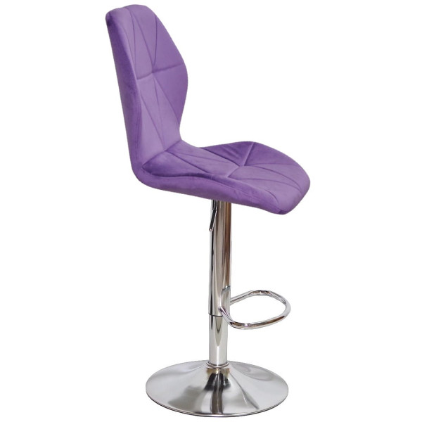 Барный стул Onder Mebli REMI BAR CH-BASE Пурпур OR-857 Бархат-1