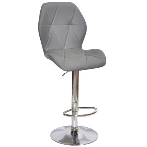 Барный стул Onder Mebli REMI BAR CH-BASE Серый 701 Экокожа