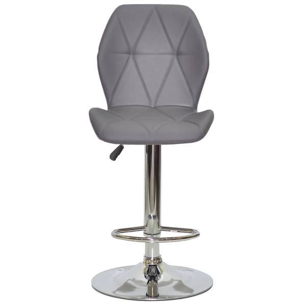 Барний стілець Onder Mebli REMI BAR CH-BASE Сірий 701 Екошкіра-1