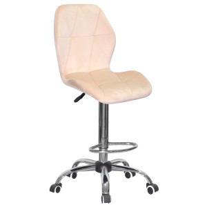 Барный стул Onder Mebli REMI BAR CH-Office Бежевый UC-902 Бархат