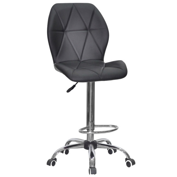 Барный стул Onder Mebli REMI BAR CH-Office Черный Экокожа-0