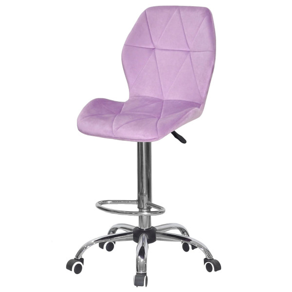 Барний стілець Onder Mebli REMI BAR CH-Office Ліловий UC-917 Оксамит-1