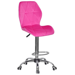 Барний стілець Onder Mebli REMI BAR CH-Office Малина UC-914 Оксамит