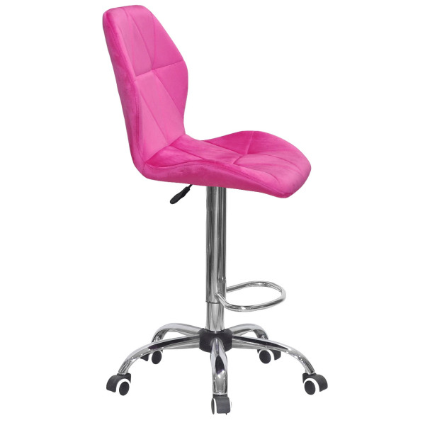 Барний стілець Onder Mebli REMI BAR CH-Office Малина UC-914 Оксамит-1