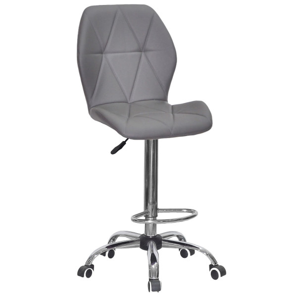 Барний стілець Onder Mebli REMI BAR CH-Office Сірий 701 Екошкіра-0