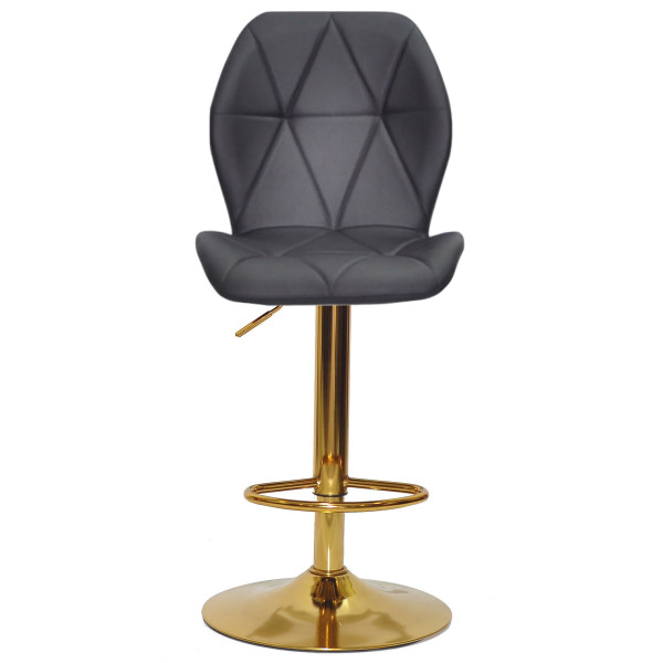 Барний стілець Onder Mebli REMI BAR GD-BASE Чорний Екошкіра-2