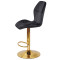 Барний стілець Onder Mebli REMI BAR GD-BASE Чорний UC-904 Оксамит-3-thumb