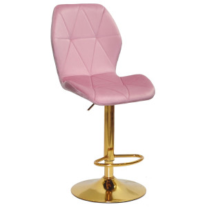 Барний стілець Onder Mebli REMI BAR GD-BASE Фрез UC-906 Оксамит