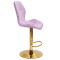 Барний стілець Onder Mebli REMI BAR GD-BASE Ліловий UC-917 Оксамит-2-thumb