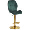 Барний стілець Onder Mebli REMI BAR GD-BASE Зелений OR-853 Оксамит-0-thumb