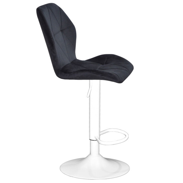 Барный стул Onder Mebli REMI 385 BAR WT-BASE Черный OR-854 Бархат-2