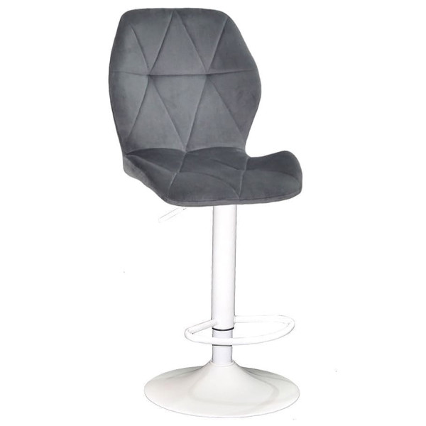 Барный стул Onder Mebli REMI 385 BAR WT-BASE Серый OR-852 Бархат-0