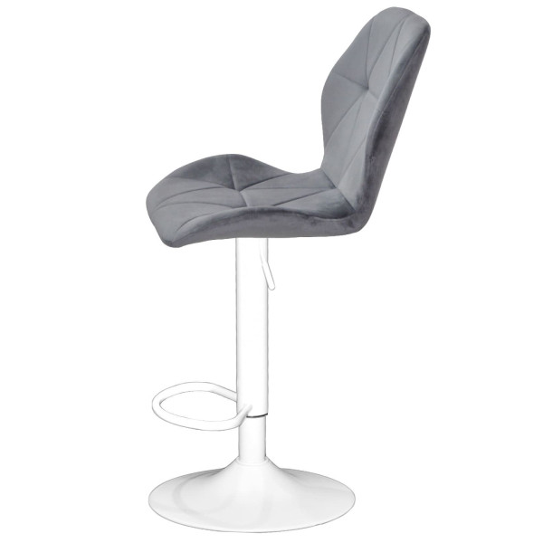 Барный стул Onder Mebli REMI 385 BAR WT-BASE Серый OR-852 Бархат-4