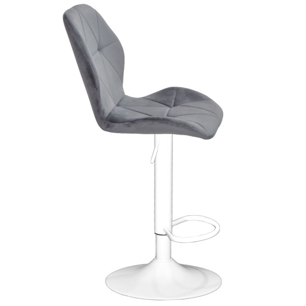 Барный стул Onder Mebli REMI 385 BAR WT-BASE Серый OR-852 Бархат-3