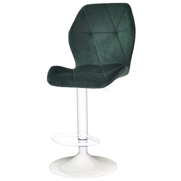 Барний стілець Onder Mebli REMI 385 BAR WT-BASE Зелений OR-853 Оксамит-1