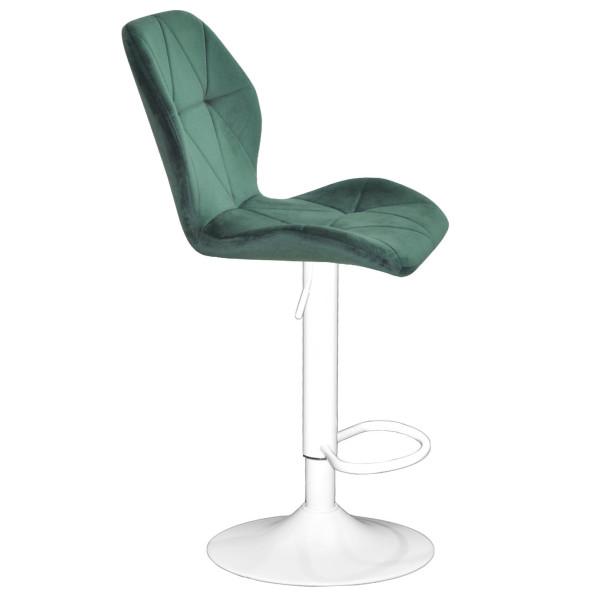 Барний стілець Onder Mebli REMI 385 BAR WT-BASE Зелений OR-853 Оксамит-3