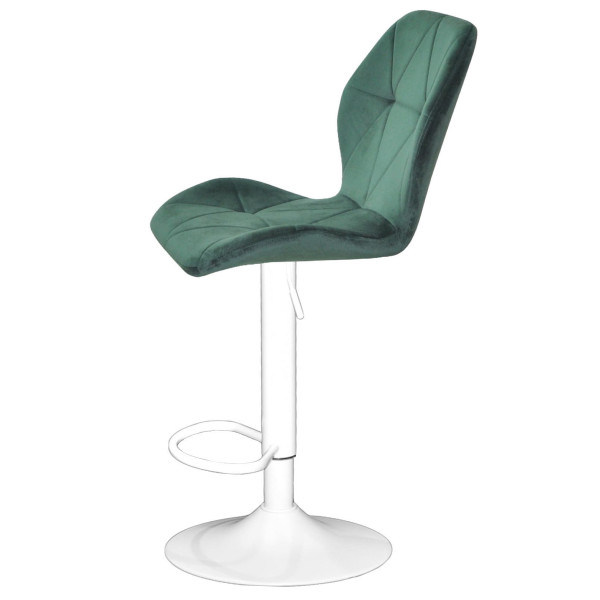 Барний стілець Onder Mebli REMI 385 BAR WT-BASE Зелений OR-853 Оксамит-4
