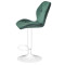 Барний стілець Onder Mebli REMI 385 BAR WT-BASE Зелений OR-853 Оксамит-4-thumb