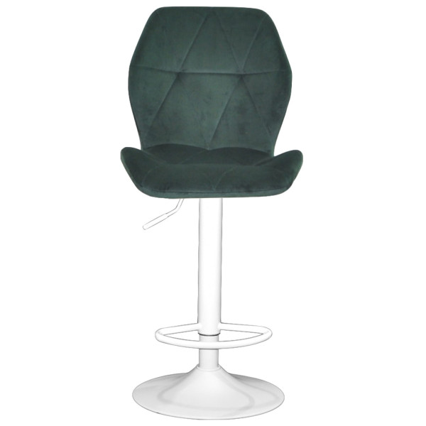 Барний стілець Onder Mebli REMI 385 BAR WT-BASE Зелений OR-853 Оксамит-2