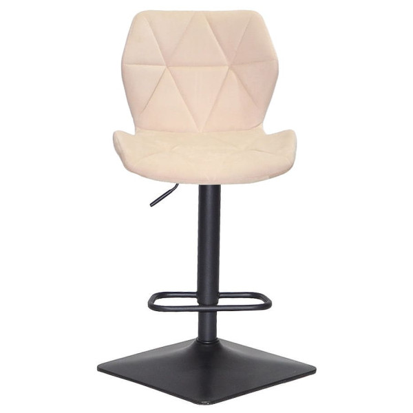 Барний стілець Onder Mebli Torino BAR 4-BK-BASE Бежевий B-1032 Оксамит-2